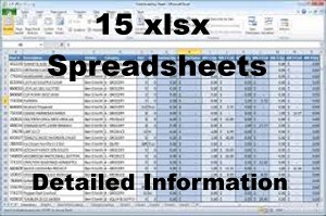Jazz Clubs Worldwide Database. 15 Highly Detailed Spreadsheets.